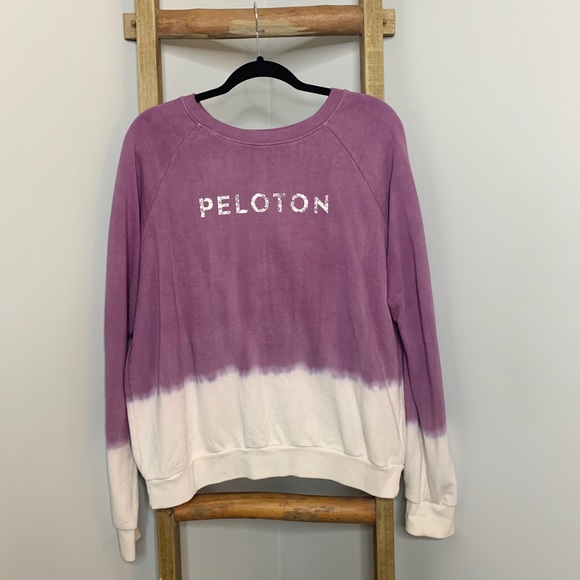 peloton tie dye pullover hoodie